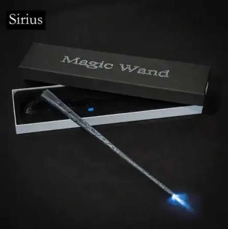 Harri Potter Led Light Ron Dumbledore Snape Magic Wand Sirius Hermione Voldemort Light Magic Wands Cosplay Gifts Action Toys